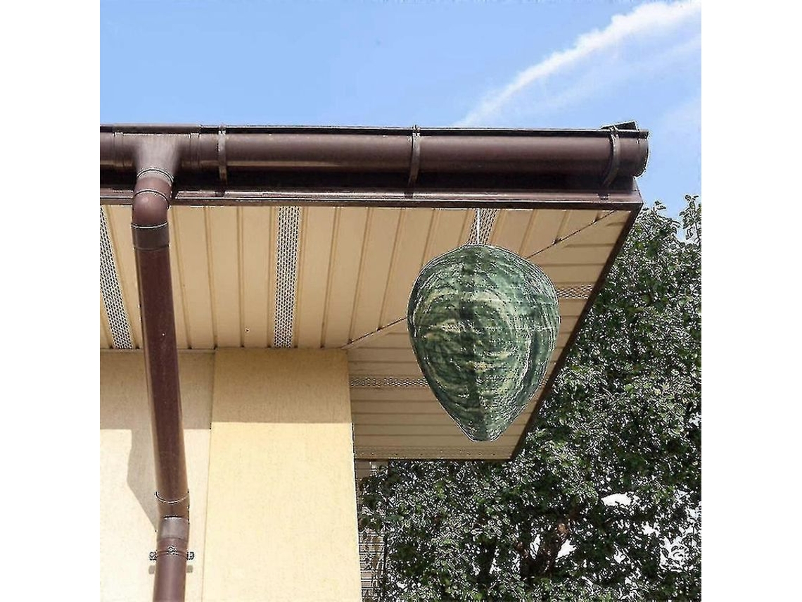 4 Decoy De Ninhos De Vespas Impermeáveis Para Casa Jardim Exterior Yix Verde Oscuro