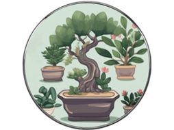 Ímã De Geladeira Bonsai Com Design Planta E Cores Vibrantes Feito Liga Metálica, Ideal Para Quadros Brancos, Armários