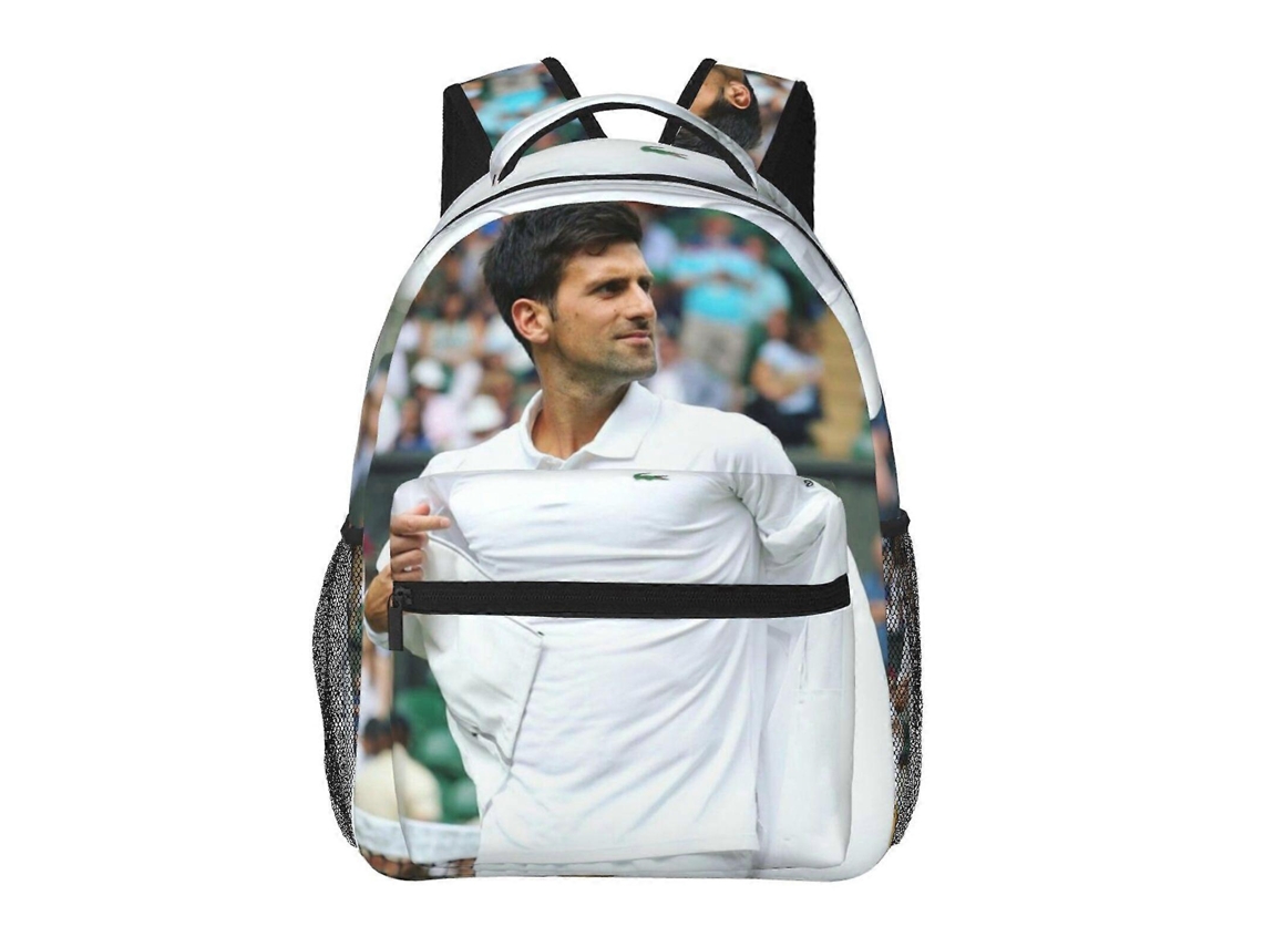 Mochila Novak Djokovic F151 Para Estudantes, Leve E Durável, À Prova Dágua E Com Alça De Ombro Ajustável C151 Olysi Shop