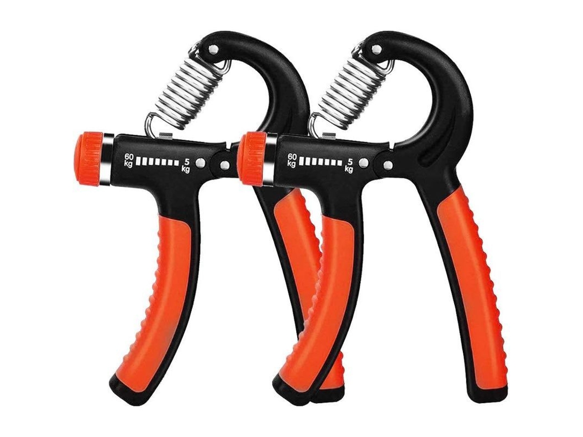 Fortalecedor De Agarre Mano (2 Pack) Ajustable 5-60kg Ejercitador De Antebrazo Y Muñeca Para Rehabilitación Y Deporte