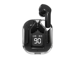 Fones De Ouvido Intra-auriculares Estéreo Hifi Bluetooth Com Visor Digital E Microfone Com Cancelamento De Ruído.