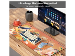 Mouse Pad Para Jogos E Escritório (anti Derrapante E Resistente Ao Desgaste)