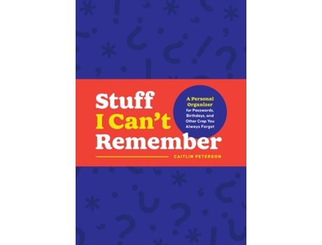 Livro Stuff I Cant Remember de Caitlin Peterson (Inglês)