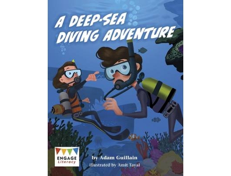 Livro a deep-sea diving adventure de adam guillain (inglês)