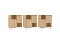 Sideboard, Sideboards Vidaxl Marrom Madeira Processada (n/a)