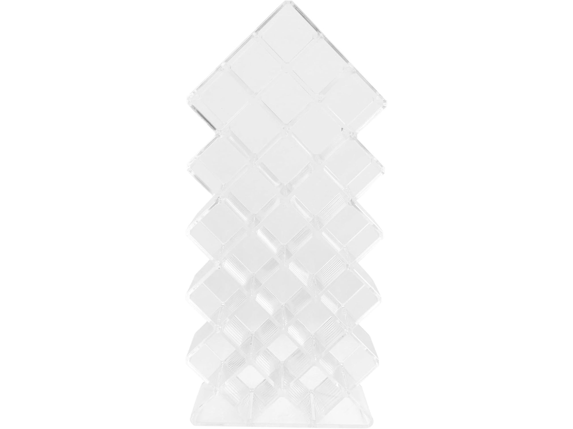 Expositor Vertical Para Batons Com 28 Compartimentos Em Acrílico.