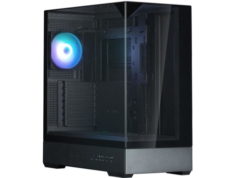 Caixa De Pc Zalman P40 Prism Sem Fonte Média Torre Formato Atx Preto