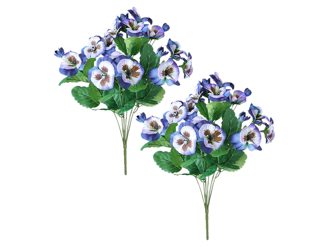 Laxiscreed Ramalhas Artificiais De 38cm Com 7 Cabeças Para Decoração E Bouquet De Flores De Seda