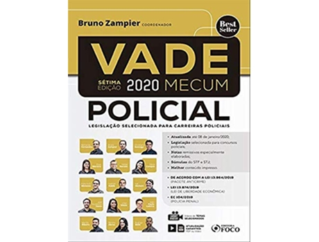 Livro Vade Mecum Policial Legislação Selecionada Para Carreiras Policiais de Bernardo Goncalves Fernandes (Português do Brasil)