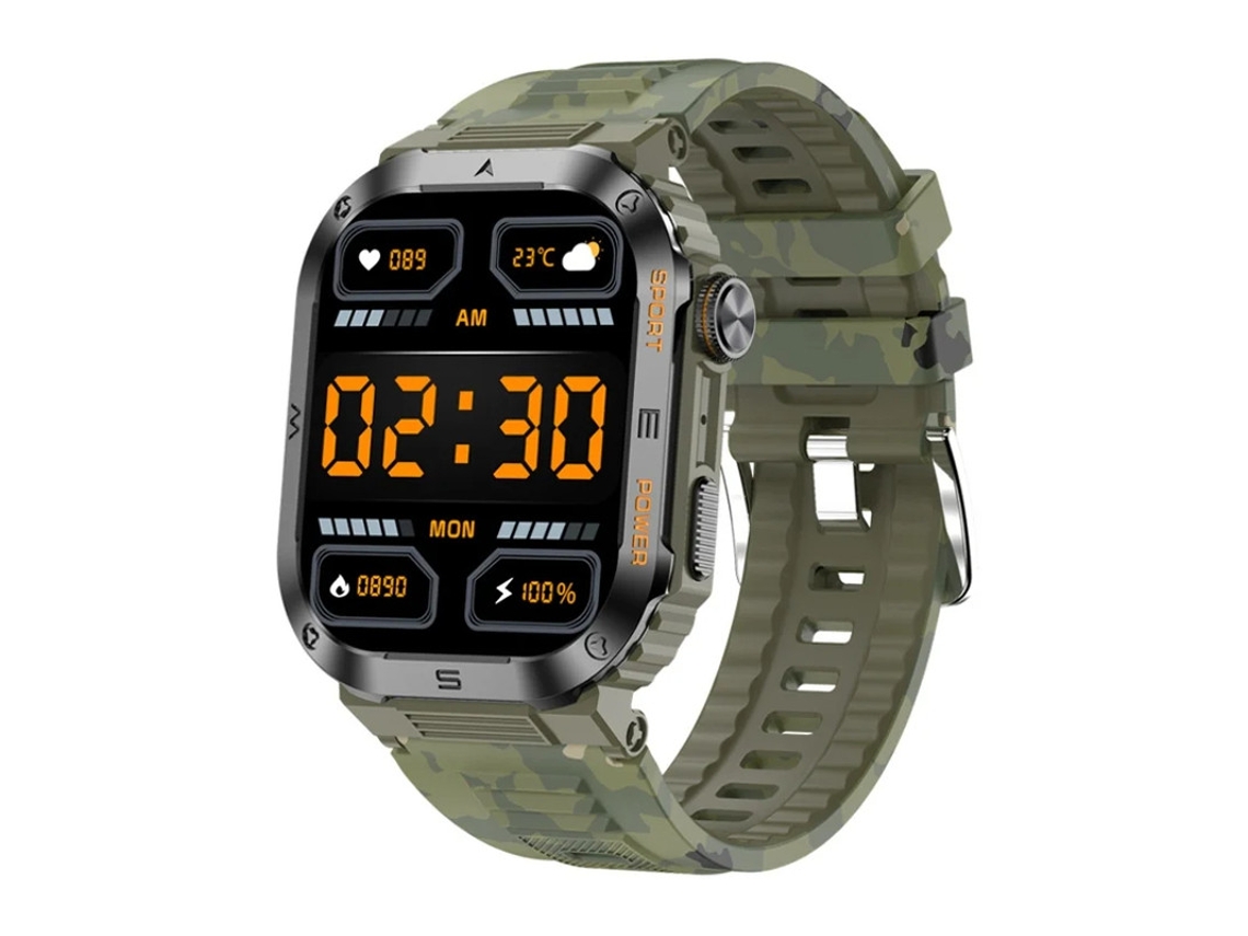 Smartwatch com Bluetooth, notificação push de chamadas, monitoramento de pressão arterial e oxigênio no sangue para Ativ Bestvite