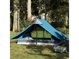 Vidaxl Tenda De Campismo Para 2 Pessoas Tecido Impermeável Azul