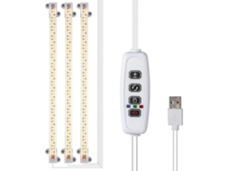 Luz de crescimento LED solar, 3 barras, temporizador, espectro completo ZYBLSSBB