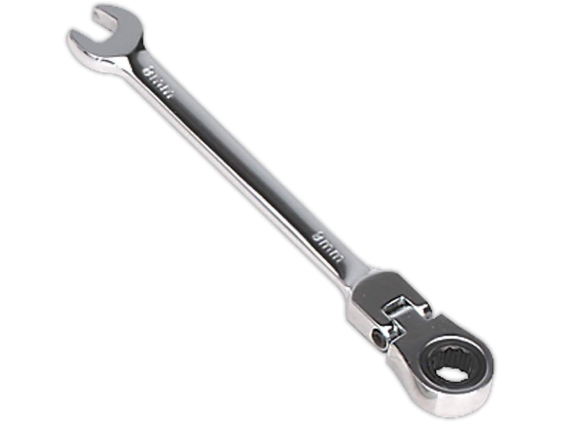 Chave De Catraca Combinada Com Cabeça Flexível, Prata, Fhrcw08