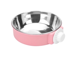 Tigela Removível de Aço Inoxidável para Gaiola de Animais de Estimação, Ideal para Comer e Beber Água, Perfeita para Cães AQUAFORGE