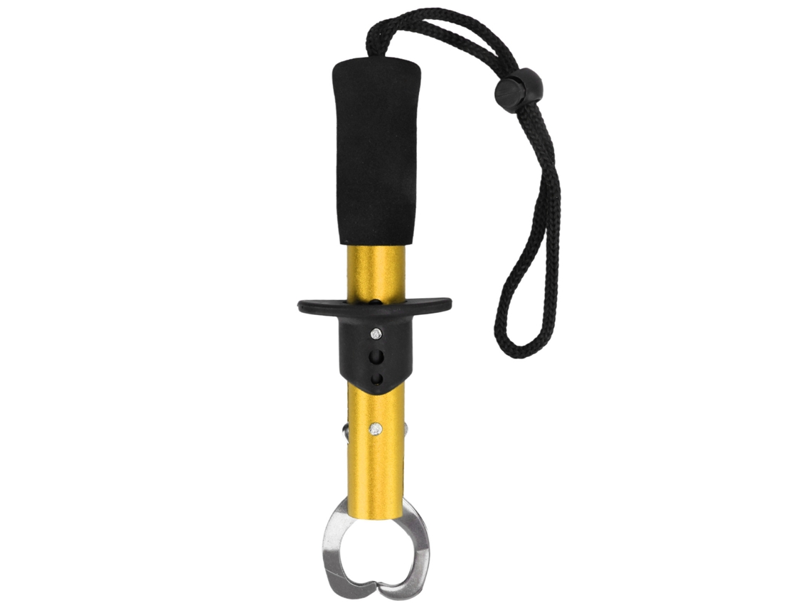 Agarrador de Lábios de Peixe Aço Inox com Pulseira Ouro