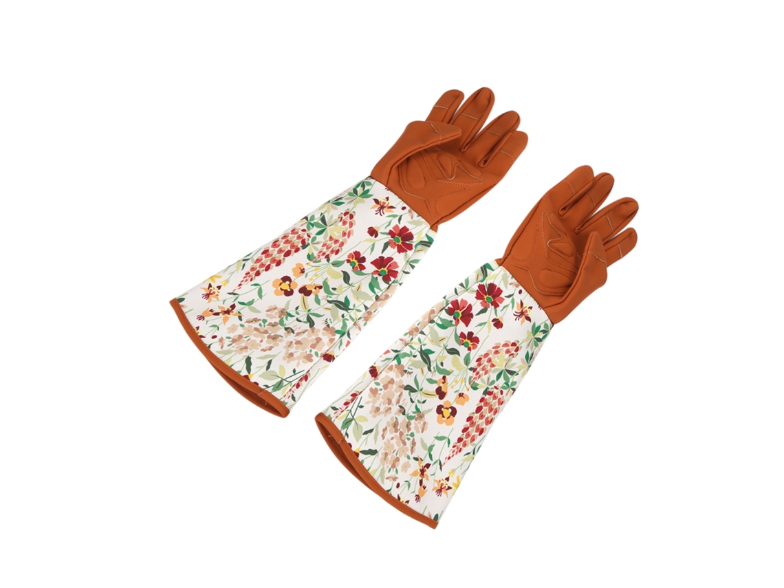 Luvas longas, anti derrapantes, impermeáveis, anti perfuração, para jardim, feminino, rosa, P Primerox