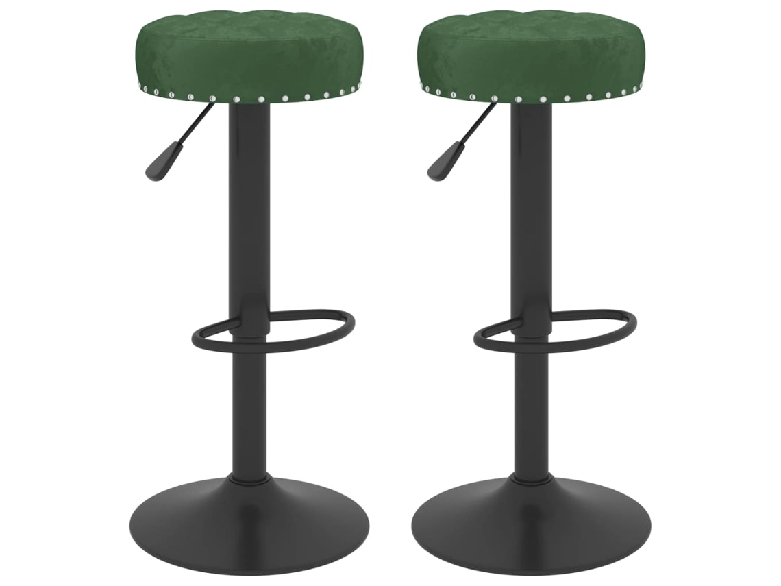 Bar Stool, Bar Stools Vidaxl Verde Veludo (n/a)