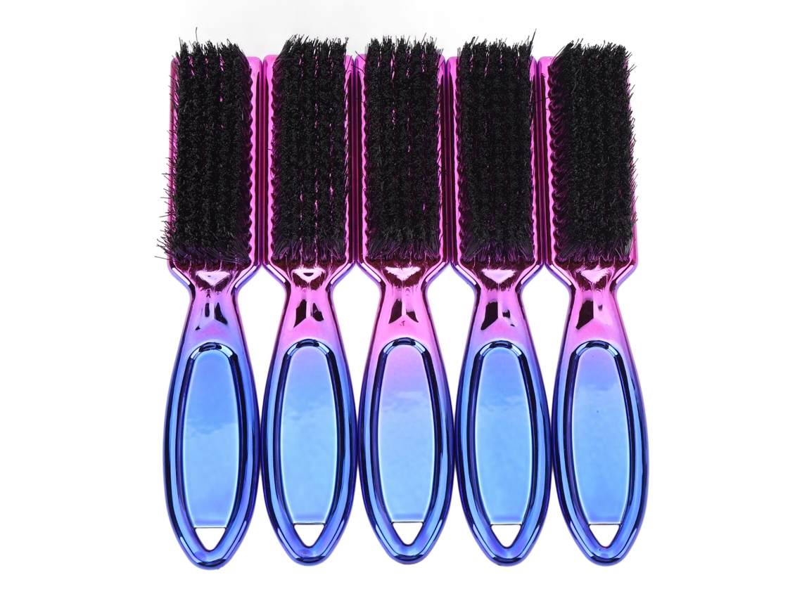 Conjunto de 5 pincéis de barbear e barba para homens, com cerdas macias, design de eletrodeposição gradual e multifuncional (2026).