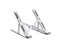 Suporte Para Laptop, Suporte De Alumínio Para Laptop, Suporte Dobrável Com Altura Ajustável D Aquaforge (prata)