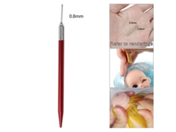 Ferramenta para Reenraizar Cabelo de Boneca Acessórios Diy para Iniciantes Inclui 1 Agulha de 0,8mm e 1 Haste. AQUAFORGE