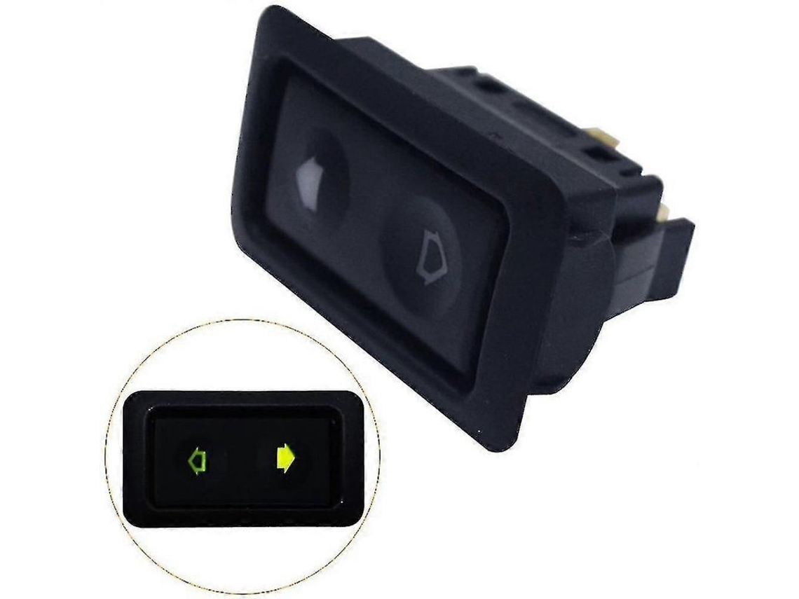 Interruptor De Janela Elétrica Universal 6 Pinos Para Carro Dc 12v 24v Com Iluminação Verde