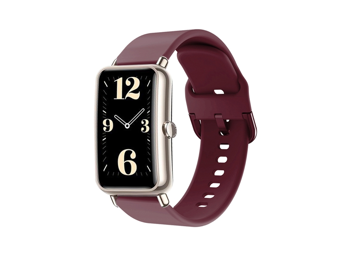 Bracelete de Smartwatch para Huawei Fit Mini Color Buckle de silicone (vermelho)