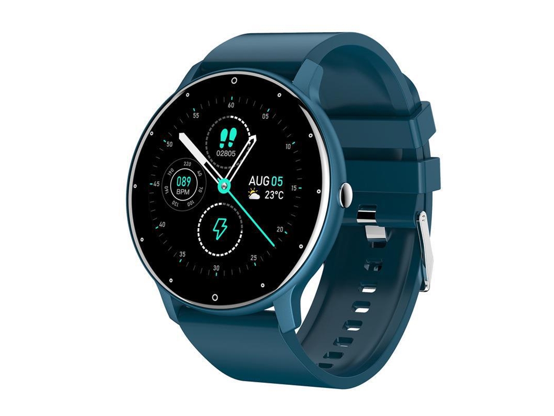 Relógio Inteligente YUNZII com Chamadas Bluetooth, Monitoramento de Frequência Cardíaca e Pressão Arterial, Versão Zl02d À Prova D'água com Adesivo