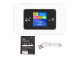 Roteador De Hotspot Móvel 4g Lte Cat4 Portátil Wifi De Alta Velocidade Para Viagem, Negócios E Ambiente Externo