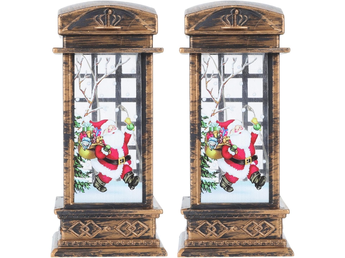 Housoutil 2 Peças Luzes Noturnas Retrô De Plástico Para Decoração Ou