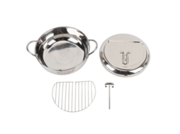 Panela de Fritar Inox LAXISCREED com Termômetro 24cm