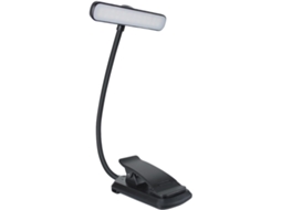 Luminária De Leitura Led Recarregável Via Usb Para Cama, Com Intensidade De Luz Ajustável E Haste Flexível, Leve E