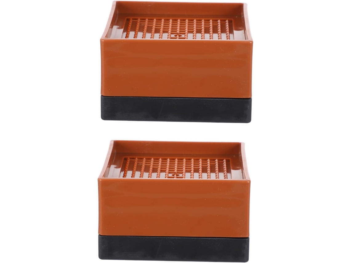 Tehaux 2 Peças Almofadas De Plástico Para Elevar A Cama, Resistentes Ao Desgaste, Para Uso Em Mesas E Sofás