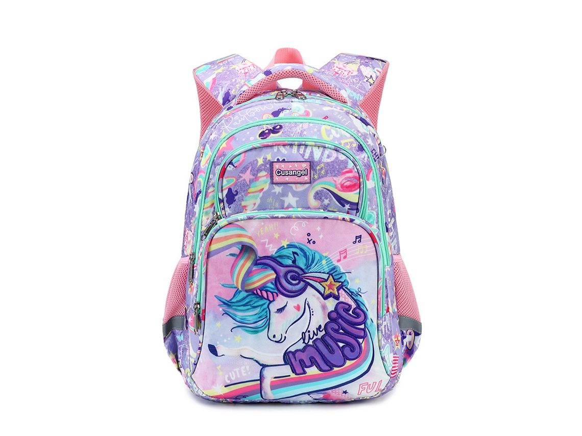 Mochila Unicórnio — Mochila Leve Em Estilo Desenho Animado, Ideal Para Crianças Em Idade Pré-escolar E Do Ensino Fundamental, Bolsa De Viagem Infant