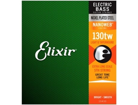 Elixir 15433 Nanoweb Xl Light B Extra Long Taperwound