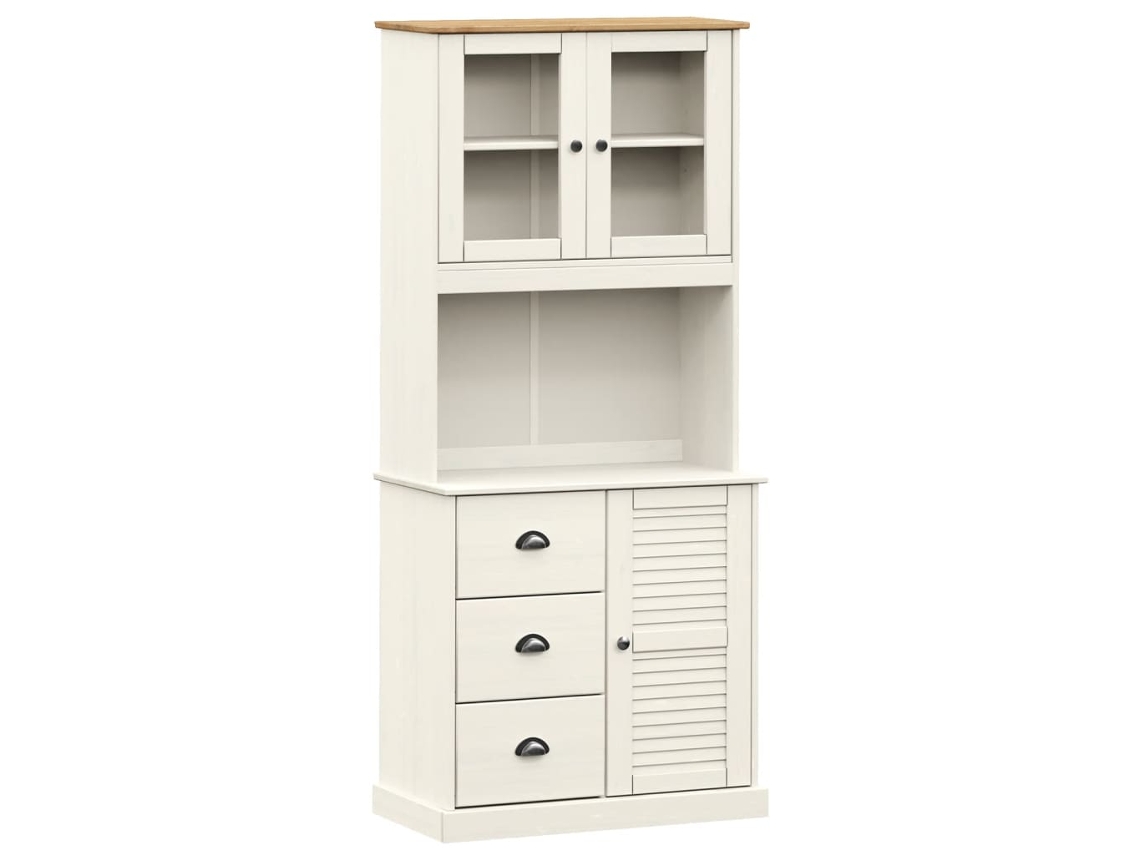 Highboard, Highboards Vidaxl Branco Madeira De Pinho (n/a)