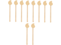 Conjunto De 10 Pinos De Travamento Em Bronze Para Móveis Retrô.
