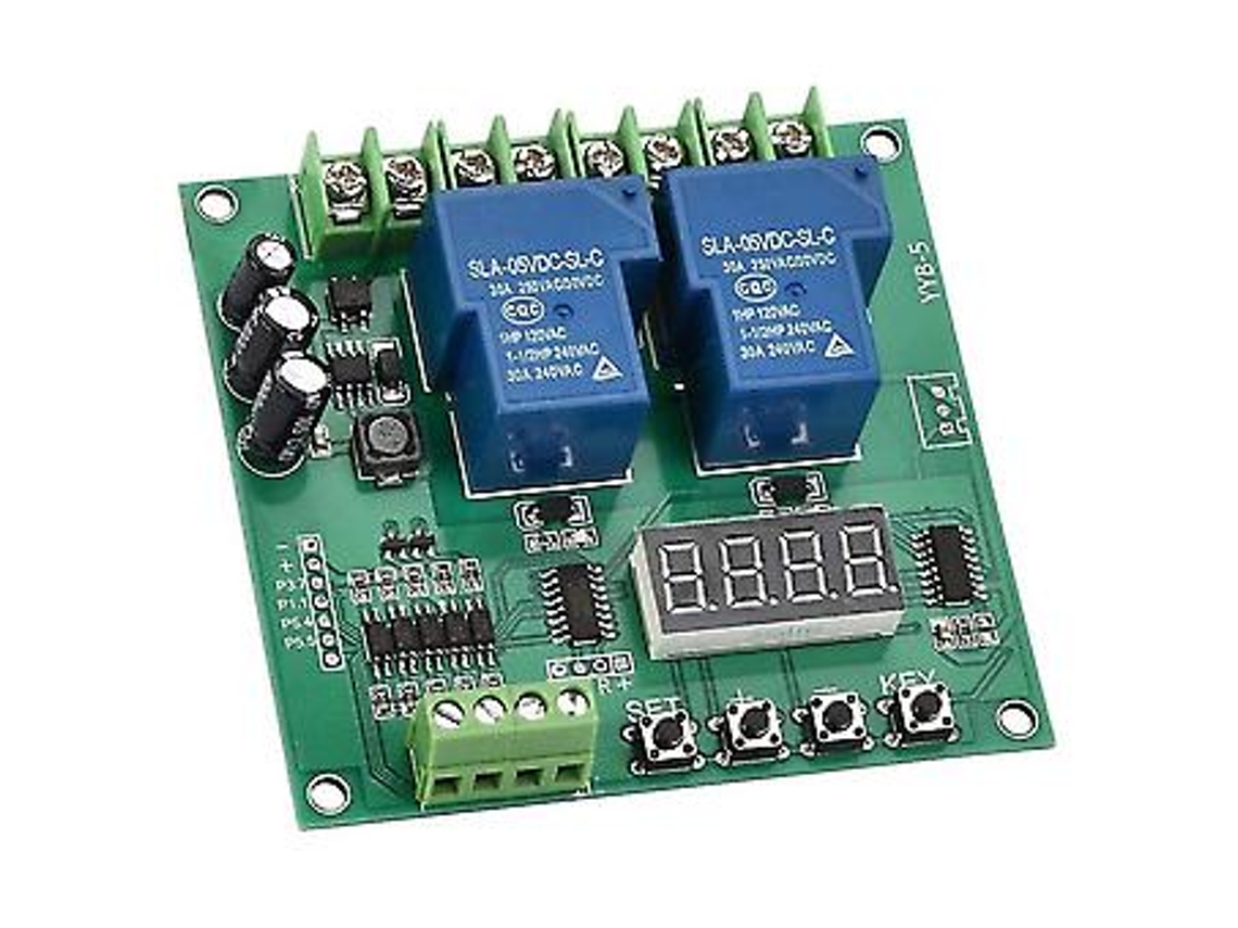 Placa De Controle De Avanço/reverso Do Motor Yyb 5 12v 24v Módulo De Temporização De Atraso De Dois Relés Atraso Do Relé Do Motor Aquaforge
