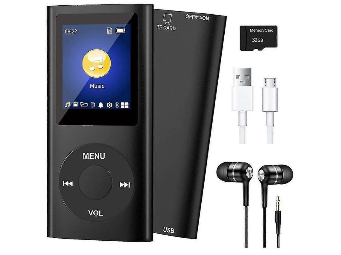 Reprodutor de Mp3 Bluetooth 5.0 com Cartão Tf 32gb S/MARCA