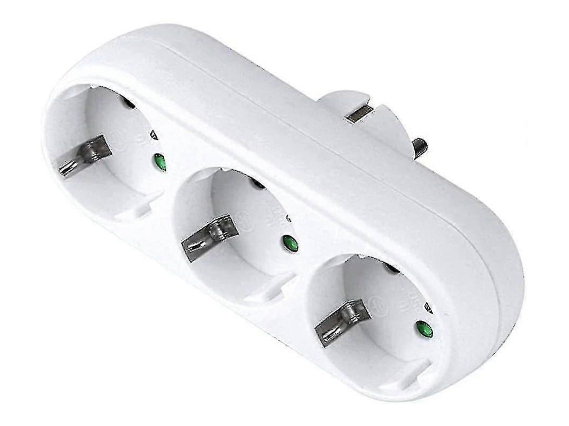 Adaptador de Tomada Tripla, Tomada Tripla para Parede Ou Mesa 16a/250v BRILVIBERA