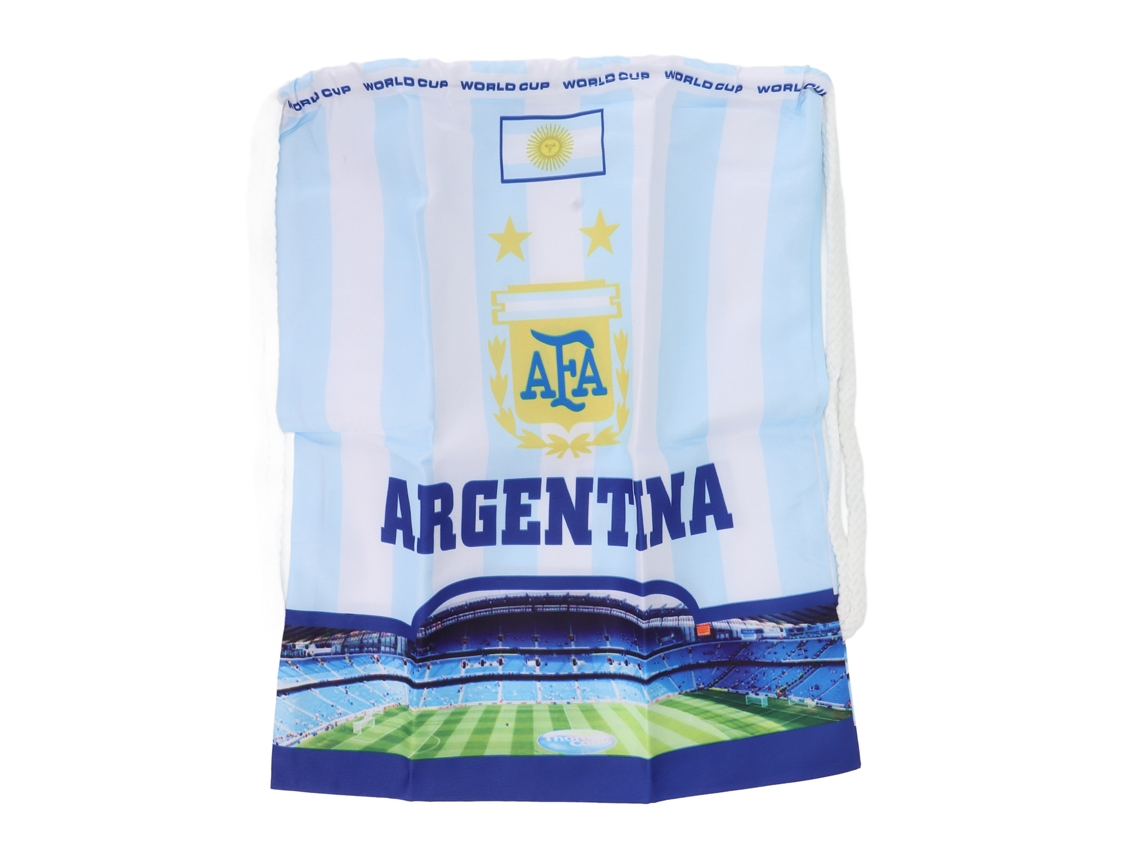 Omni-bolsa De Cordão Dobrável Impermeável Para Futebol, Armazenamento E Memorabilia Da Copa Do Mundo Da Argentina