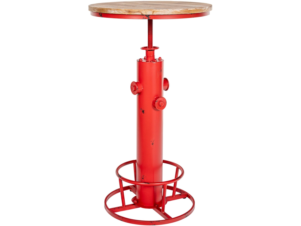Mesa De Bar Ruhr Vermelho