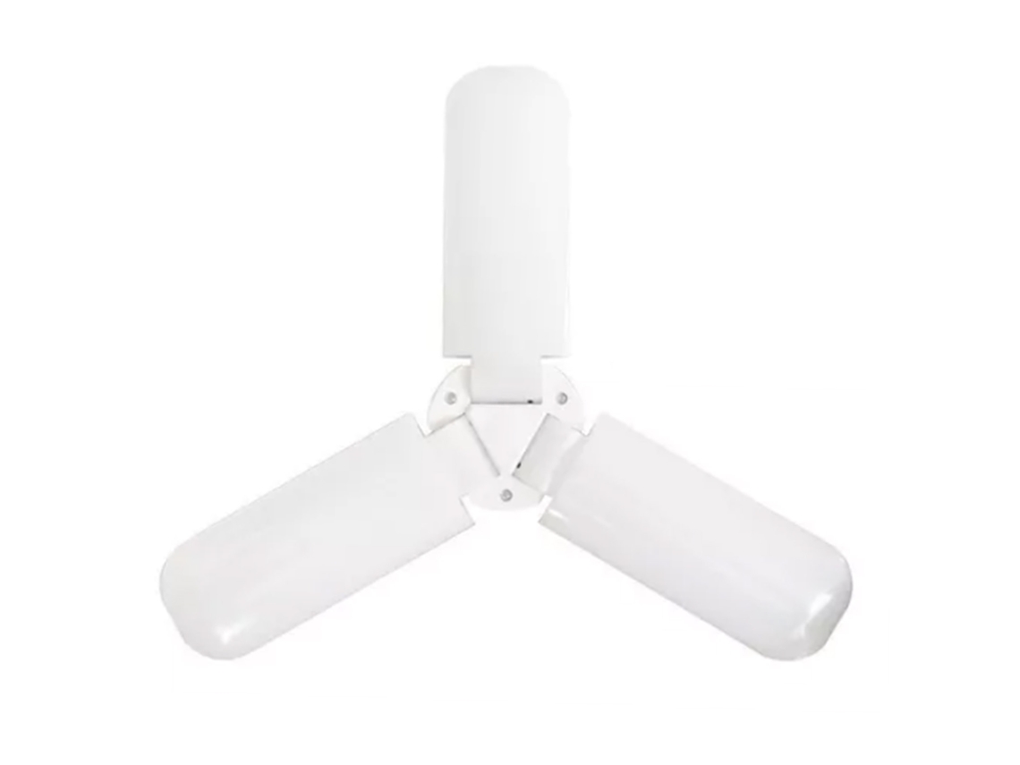 Bombilla led ajustável 3 folhas 45w e27 luz branca lechosa para hogar hotel S/MARCA