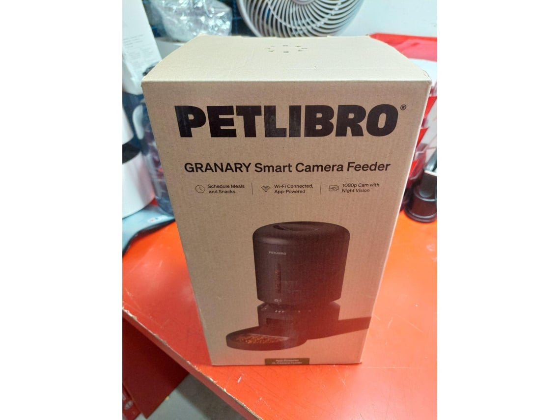 Comedouro Automático PETLIBRO Cámera e Wifi (Outlet Caixa Aberta - Preto)