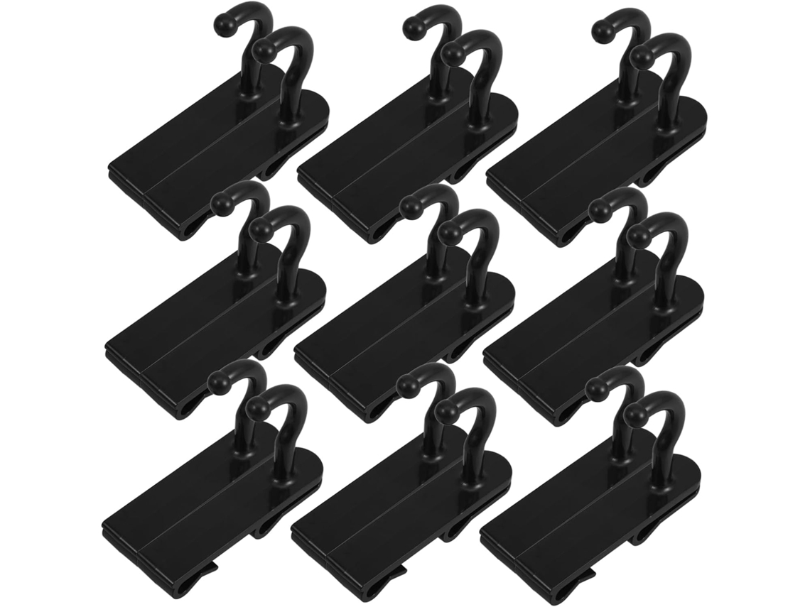 Conjunto De 24 Ganchos Plástico Mobestech Para Painel Perfurado, Ajust
