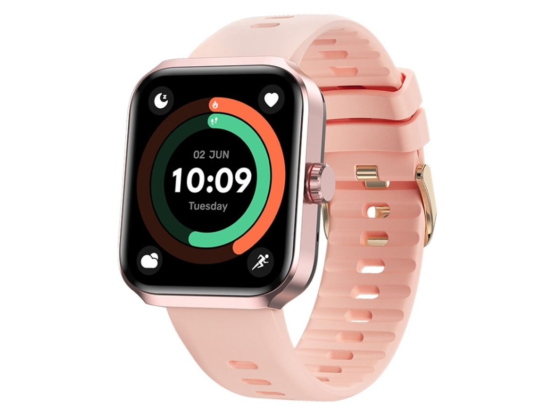 (rosa) Pulseira Inteligente Com Tela Colorida De 1,78 Polegadas, Compatível Com Chamadas Bluetooth E Monitoramento De Saúde.