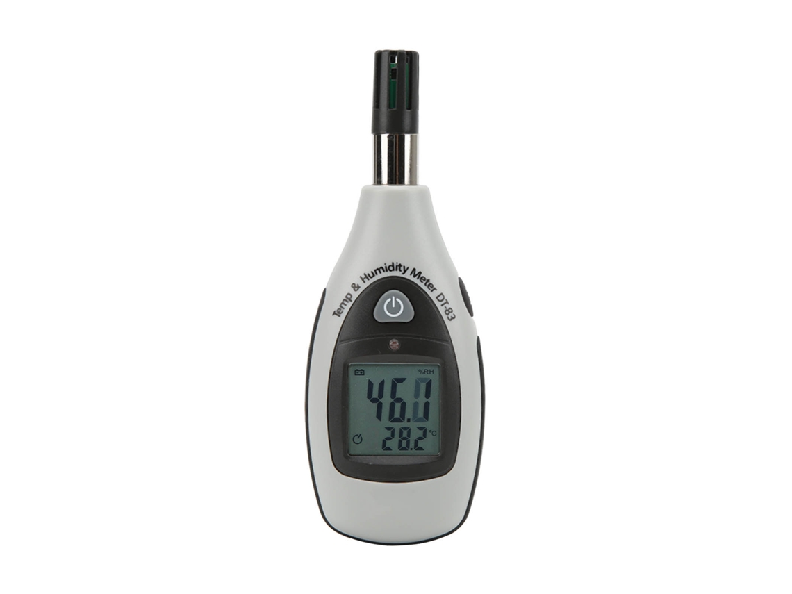 Termohigrômetro Profissional Dt 83 Medidor de Temperatura e Umidade com Display LCD S/MARCA