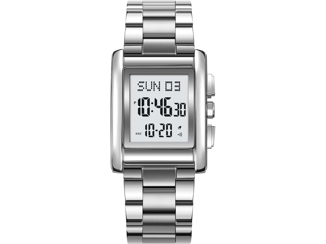 Lurelia Relógio Digital Desportivo, Visor Digital, Cronómetro, Alarme, Data/calendário, 12/24h, Luminoso, 8,27 Polegadas, 210 Mm, 1,2 Polegadas, 13 Mm