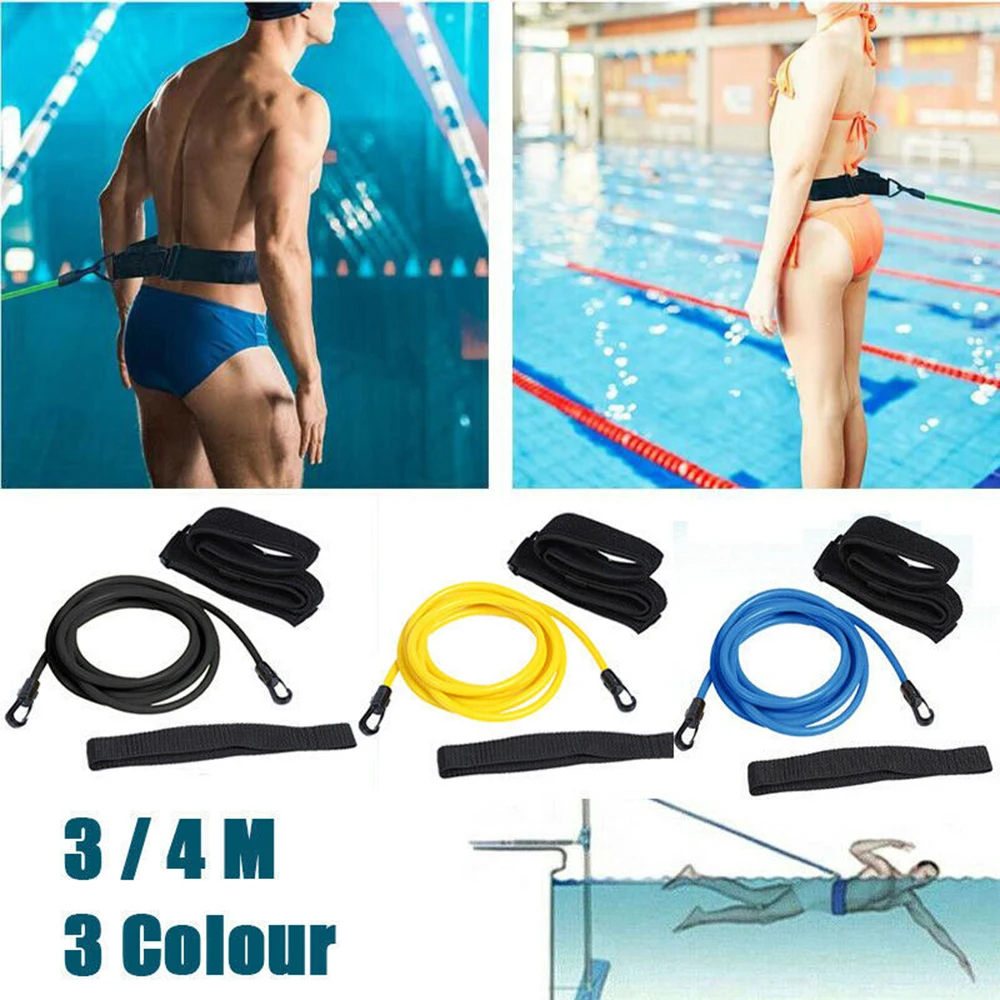 Corda Elástica de Resistência AQUAFORGE de tecido para Treino de Força, Academia, Natação, Braços e Mãos