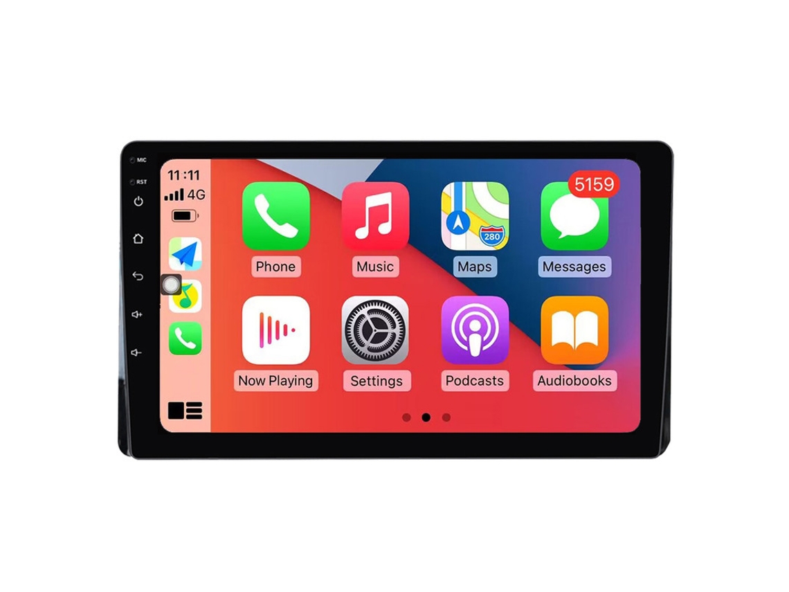 Auto Rádio Carro Bluetooth Autoradio 8GB RAM 128G ROM CarPlay Navegação GPS Ecrã Táctil RoverOne para Toyota Highlander Kluger 2022  