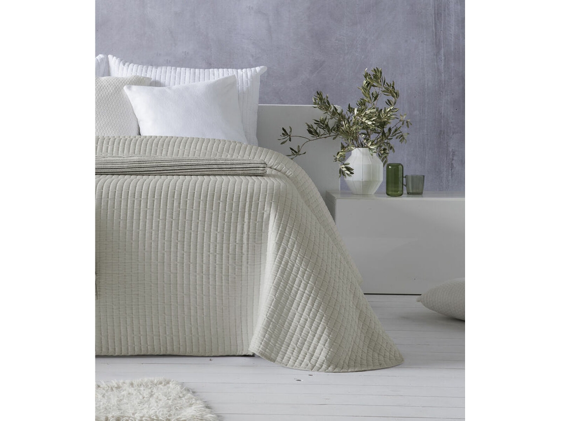 Colcha HOSTELINE AGNES (Bege - 230 x 270 cm)